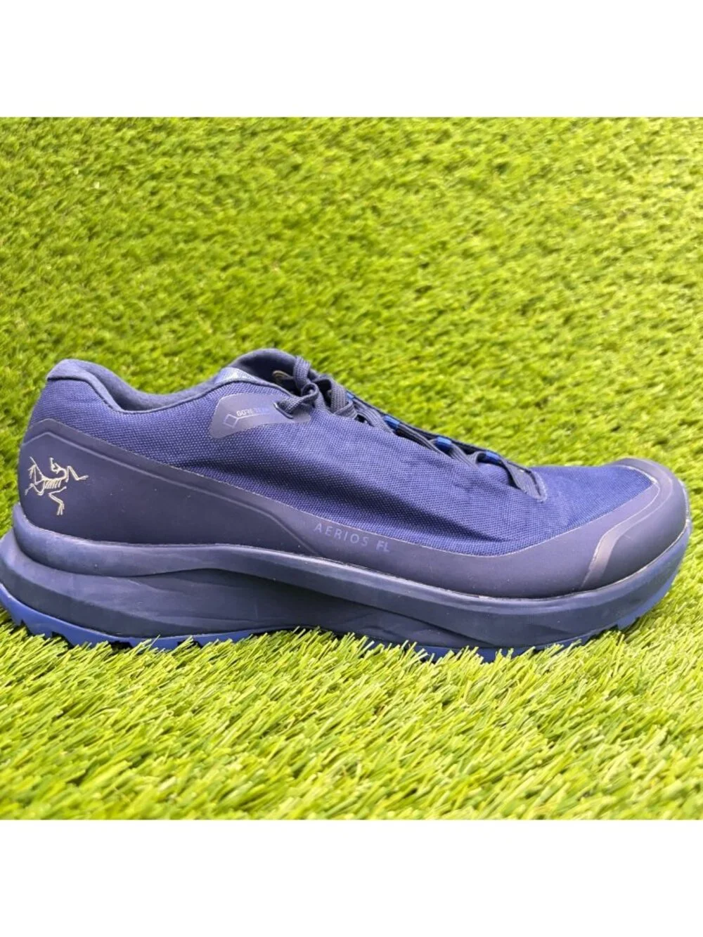 Arc'teryx Aerios FL GTX Womens Size 8 Blue Trail Running Hiking Shoes Sneakers